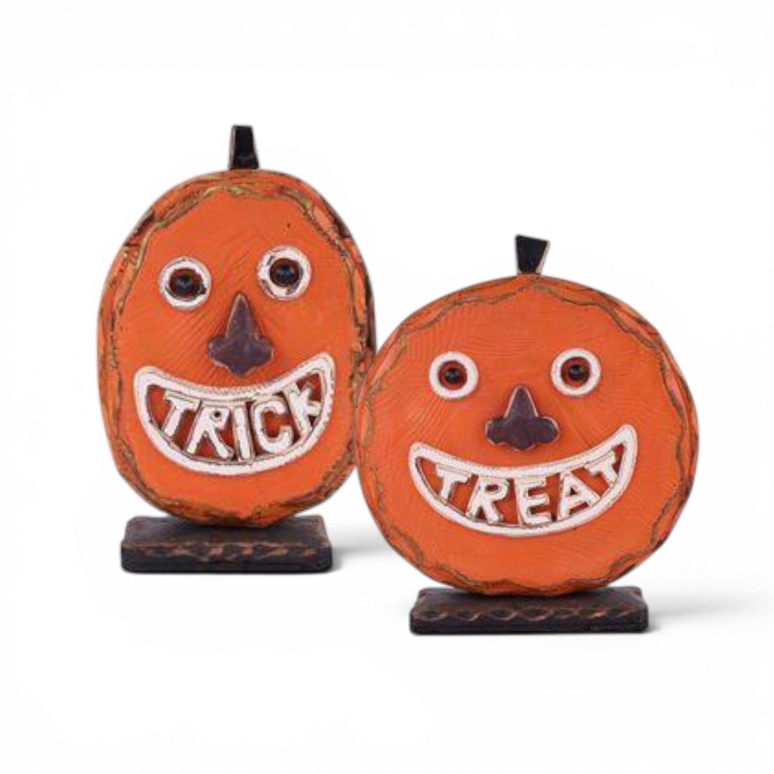 Wooden Trick-or-Treat Jack-O-Lantern | The Fern House